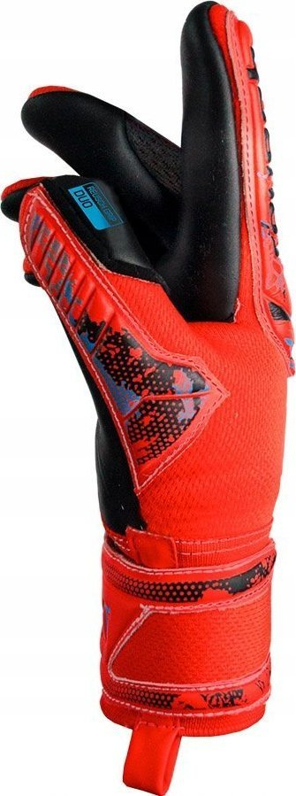 Doreza portjeri Reusch Attrakt Duo M 5370025, latex Grip, mbyllje neopreni, të kuqe