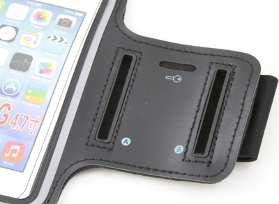 Mbajtëse krahu Xrec Armband për telefon deri 6\", neopren, e zezë