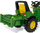 Karrocë lodër Rolly Toys HaulBox, shtesë për traktorë me pedale, plastike, jeshile