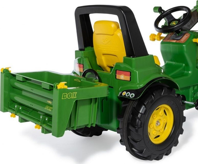 Karrocë lodër Rolly Toys HaulBox, shtesë për traktorë me pedale, plastike, jeshile