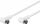 Kabllo SAT Wentronic Goobay F Quick, 3.5m, 90°, e bardhë