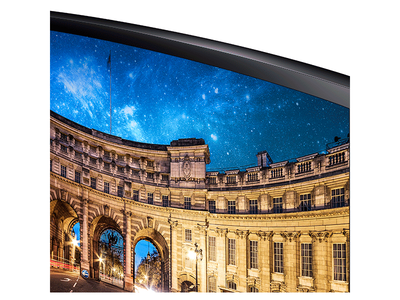Monitor Samsung C24F390FHRXEN , 24", FHD, i lakuar