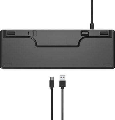 Tastierë mekanike Rampage Low Profile Rebel, 68 taste, switch të kuq, e zezë