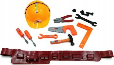 Set lodrash veglash me helmetë dhe rrip, plastikë, 60cm, shumëngjyrëshe