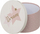 Kuti lodrash Thalie Round Toy Boxes, set 3 copë, karton, rozë