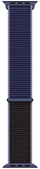 Rrip për orë të mençur Wotchi Apple Watch, e zezë/kaltër, 42/44 mm