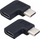 Adapter USB C PremiumCord, kënd 90°, 40 Gb/s, 100 W