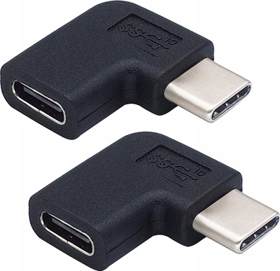 Adapter USB C PremiumCord, kënd 90°, 40 Gb/s, 100 W