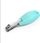 Kapsë thonjsh për bebe BabyOno Take Care, ergonomike, 1 copë, blu