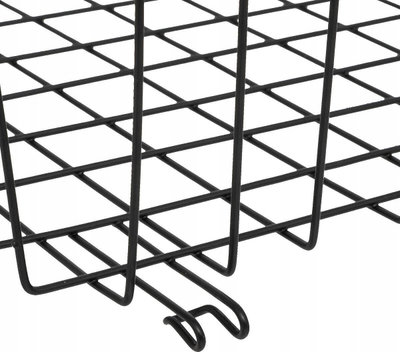 Shportë varëse ruajtjeje pa markë, 51.5 cm, metal, e zezë