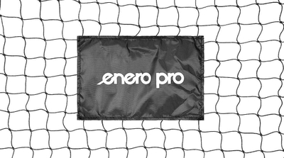 Portë futbolli Enero Pro, metal, me rrjetë, 300x200x120 cm