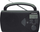 Radio portative Hyundai PR200B, FM/AM, ekran LCD, e zezë