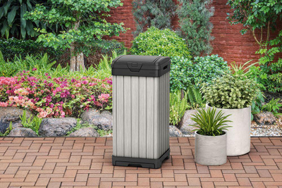 Kosh mbeturinash Rockford Refuse Bin, 125L, gri