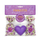 Set dhuratë me aromë të luleve vjollce Le Chatelard 2 x 18 g qese aromatike + Sapun i zemrës 100 g
