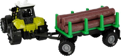 Traktor lodër Mega Creative My Ranch me rimorkjo, 25 cm, me drita edhe zë, shumëngjyrësh