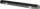 Organizues kabllosh rack Alantec 1U 19", me furçë (brush grommet), 5 mbajtëse plastike, i zi