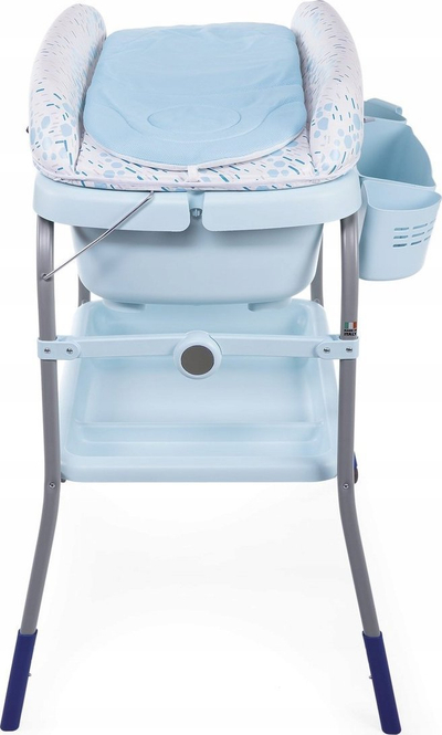Tavolinë për ndërru bebin Chicco Cuddle &amp; Bubble, me vaskë të ngritur, paloset