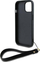 Навлака за телефон DKNY DKHCP15SPBSWSK, за iPhone 15 14 13 6.1", тврда навлака со ремен, црна