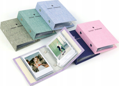 Album fotografish LoveInstant Dear Moment, 36 foto, për Instax Mini, rozë