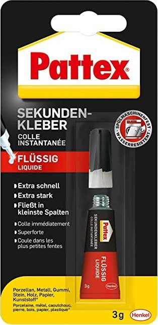 Superngjitës Pattex PSK1C, 3 g, i lëngshëm, pa pikim, transparent