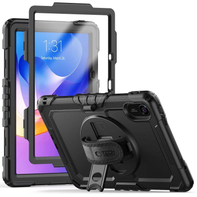 Mbrojtëse tablet Tech-Protect Solid Xiaomi Redmi Pad 2 11", me xham tё integrum, me stand, e zezё