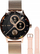 Smartwatch për gra Garett Viva, AMOLED, IP67, rozë gold
