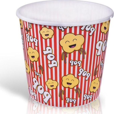 Enë për kokoshka Perfect Popcorn Bowl, 3.4L, me figura kokoshkash, shumëngjyrëshe