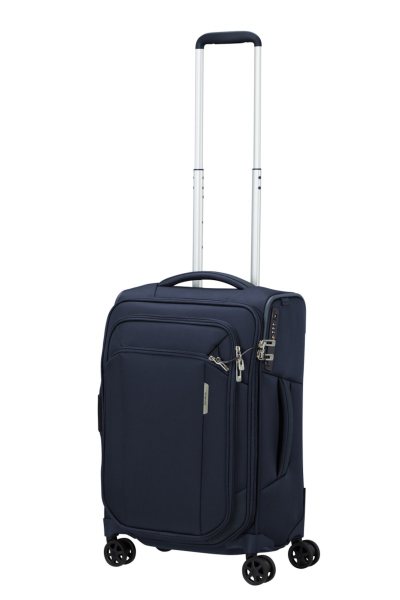 Valixhe Soft Me 4 Rrota Samsonite Respark 55/20 Gjatësi 35Cm Ngjyrë Netë Blu