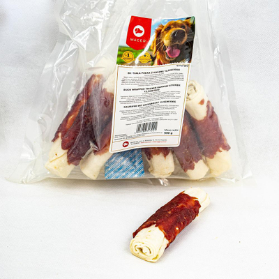 Ужина за кучиња Maced White Stick with Duck, стапчиња 12.5 cm, 500 g