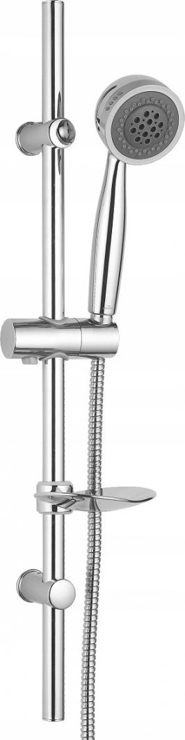Set dushi SIROS Shower Set, shufër 70 cm, 3 funksione, krom gri