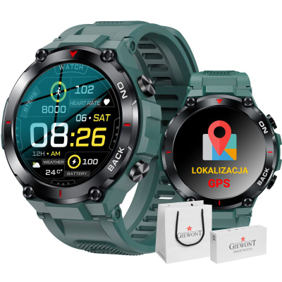 Smartwatch Giewont GW460-2, GPS, sportiv, jeshil