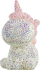 Set kreativ LEAN Toys DIY Unicorn, figurë njëbrirësh me kristale, për fëmijë 6+, rozë