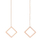Storm ZU EARRING ROSE GOLD