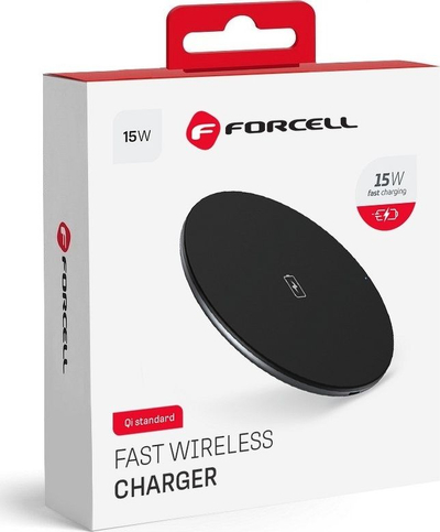 Karikues me valë ForCell Quick Charge, 2A, i zi