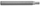 Vegël bit Kraftwerk dr. Hex 316004, 5/16", 70 mm, 4 mm