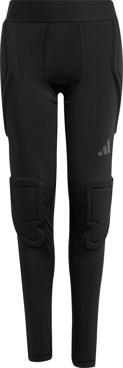 Getra portieri për fëmijë Adidas, me mbushje mbrojtëse, kompresive, të zeza