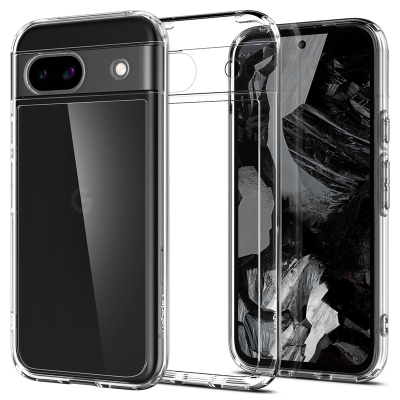 Mbështjellës për Google Pixel 8a Spigen Ultra Hybrid, i tejdukshëm