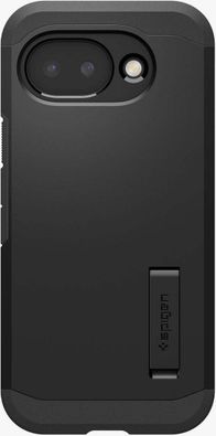 Kapotë telefoni Spigen Tough Armor MagSafe, për Google Pixel 10a, me kickstand, e zezë