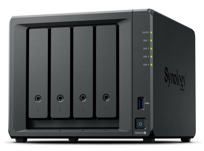 Server NAS Synology DiskStation DS425+, 4 slote, quad core, i zi