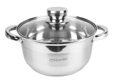 Set tenxheresh Maestro MR-2220-6L, 6 pjesë, çelik inox, ngjyrë argjendtë