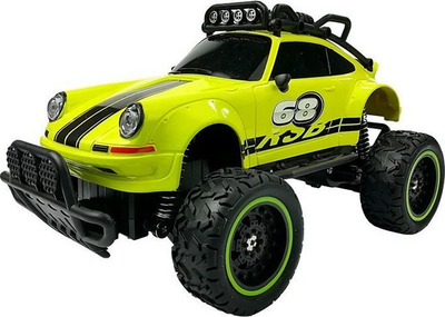 Makinë lodër me telekomandë LEANToys Beetle, 2.4GHz, e verdhë