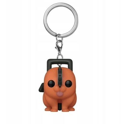 Varëse çelësash Funko Pop Pocket Keychain Pochita, Chainsaw Man, vinyl, portokalli