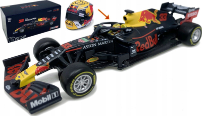 Maket makine Bburago F1 Red Bull RB15 Verstappen, shkalla 1:43, die cast, shumëngjyrëshe