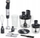 Blender dore Tefal Quickchef+ HB67G830, 1000W, 5 në 1, i zi