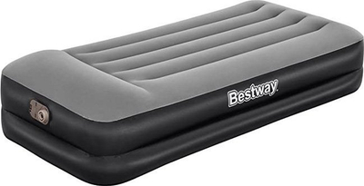 Dyshek ajri Bestway 67401 Air Bed Single, njëpersonsh, me pompë elektrike, gri e zezë