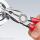 Pinca universale Knipex 03 01 140, 140mm, me doreza plastike të kuqe