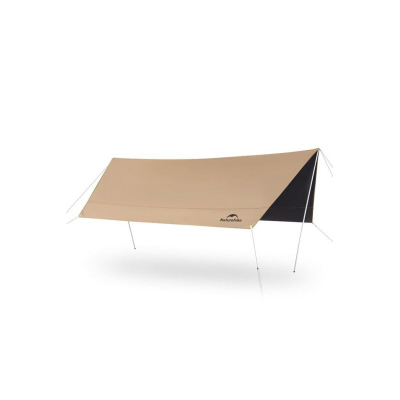Tarp kampingu Naturehike Sky Lite Hexagon S, 150D Oxford, për 6–8 veta, ngjyrë bezhë
