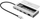 Stacion dokimi Sandberg USB-C 6in1 Travel Dock SSD, M.2 NVMe, 100W PD, gri