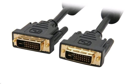 Кабел C-TECH, DVI-DVI, двојна врска, M/M, 1,8м.
