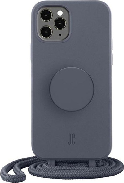 Mbulesë telefoni Just Elegance JE PopGrip për iPhone 11 Pro 5.8", TPU, me mbajtëse, vjollcë